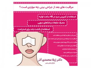 جراحی بینی و مراقبت های آن